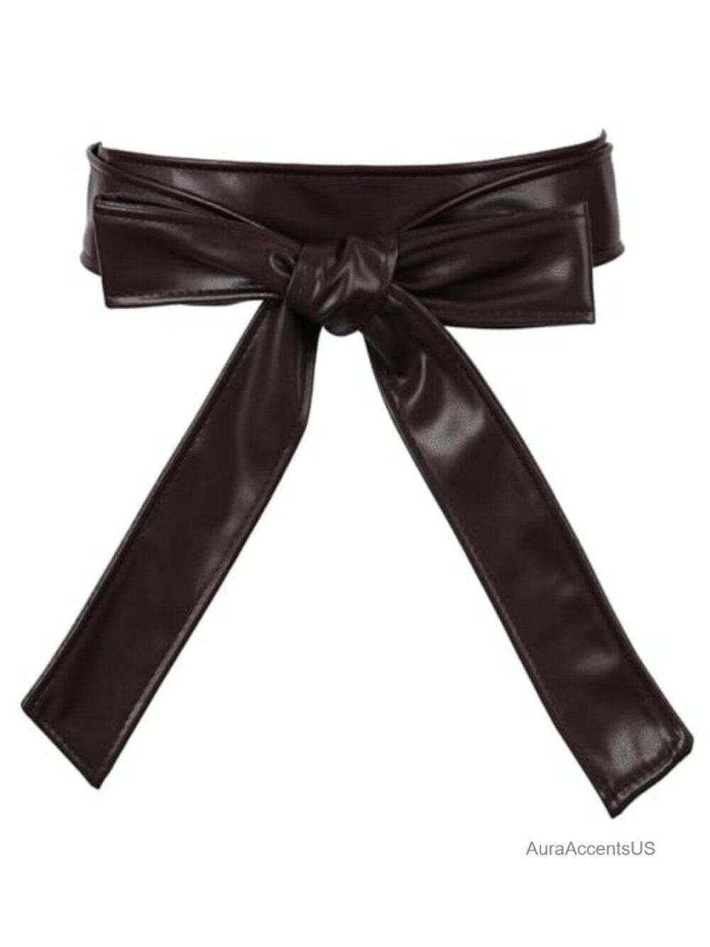 PU Leather Obi Belt Wrap Sash Waist Belt for Dress Coat